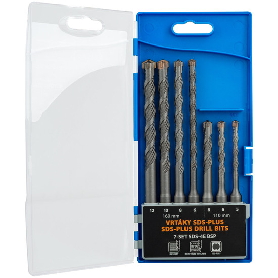 7-SET SDS PLUS BSP Set burgija za beton 5-12mm